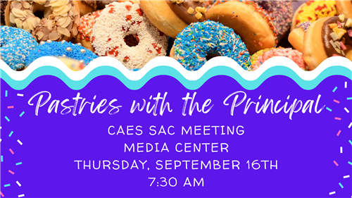 Pastries with the Principal
